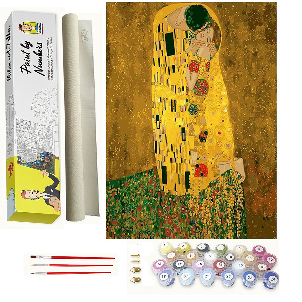 The Kiss - Gustav Klimt - Paint by Numbers