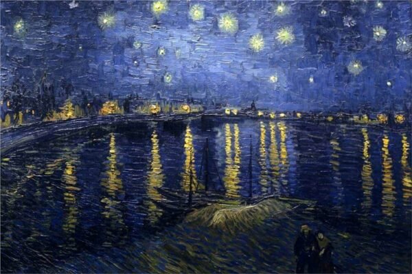 DonElton's Paint by numbers kit Van Gogh Starry night painting